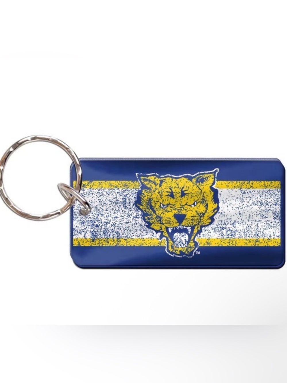 Fort Valley State Wildcats Vintage Keychain Rectangle Mirror Back